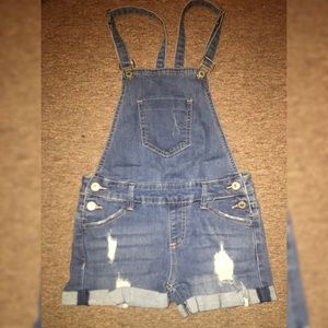 PAPAYA DENIM OVERALLS!